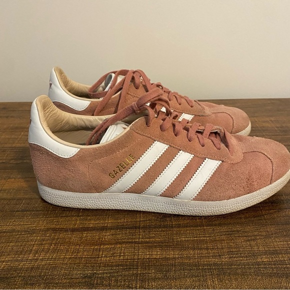 adidas Shoes - Adidas Gazelle Salmon Pink Sneakers size 8